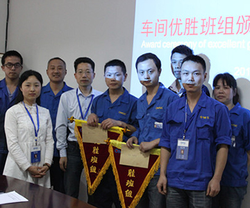推行6SRQA月考评制度，悟空官方网站车间管理水平再上新台阶